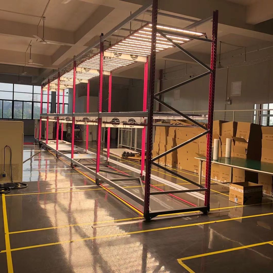 Ecospeed Hydroponic Mobile Grow Rack System Horticulture Vertical Grow Rack with Adjustablelayers for Indoor Grow System