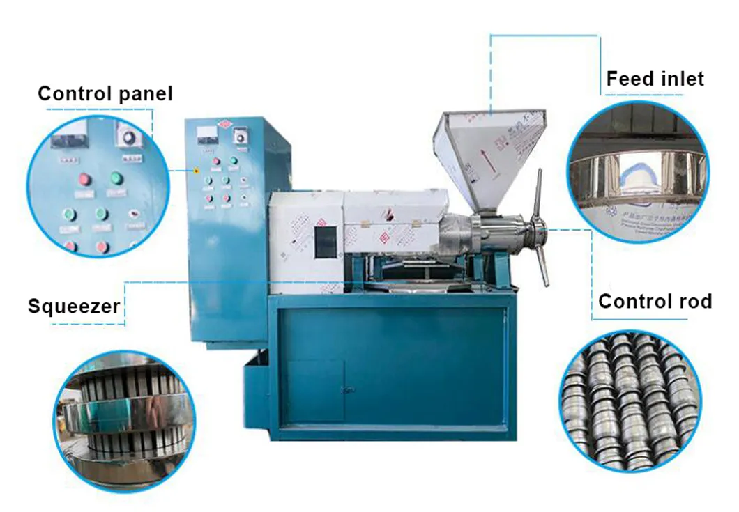 Edible Cooking Corn Germ Oil Squeezing Machine in Oil Production Plant