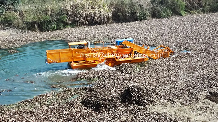 Electric Automatic Water Grass Harvesting Vessel