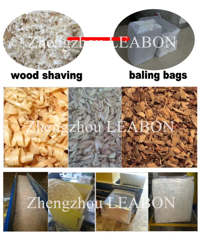 Factory Sale Semi-Automatic Hydraulic Wood Chips/Sawdust/Rice Husk Bagging Machine
