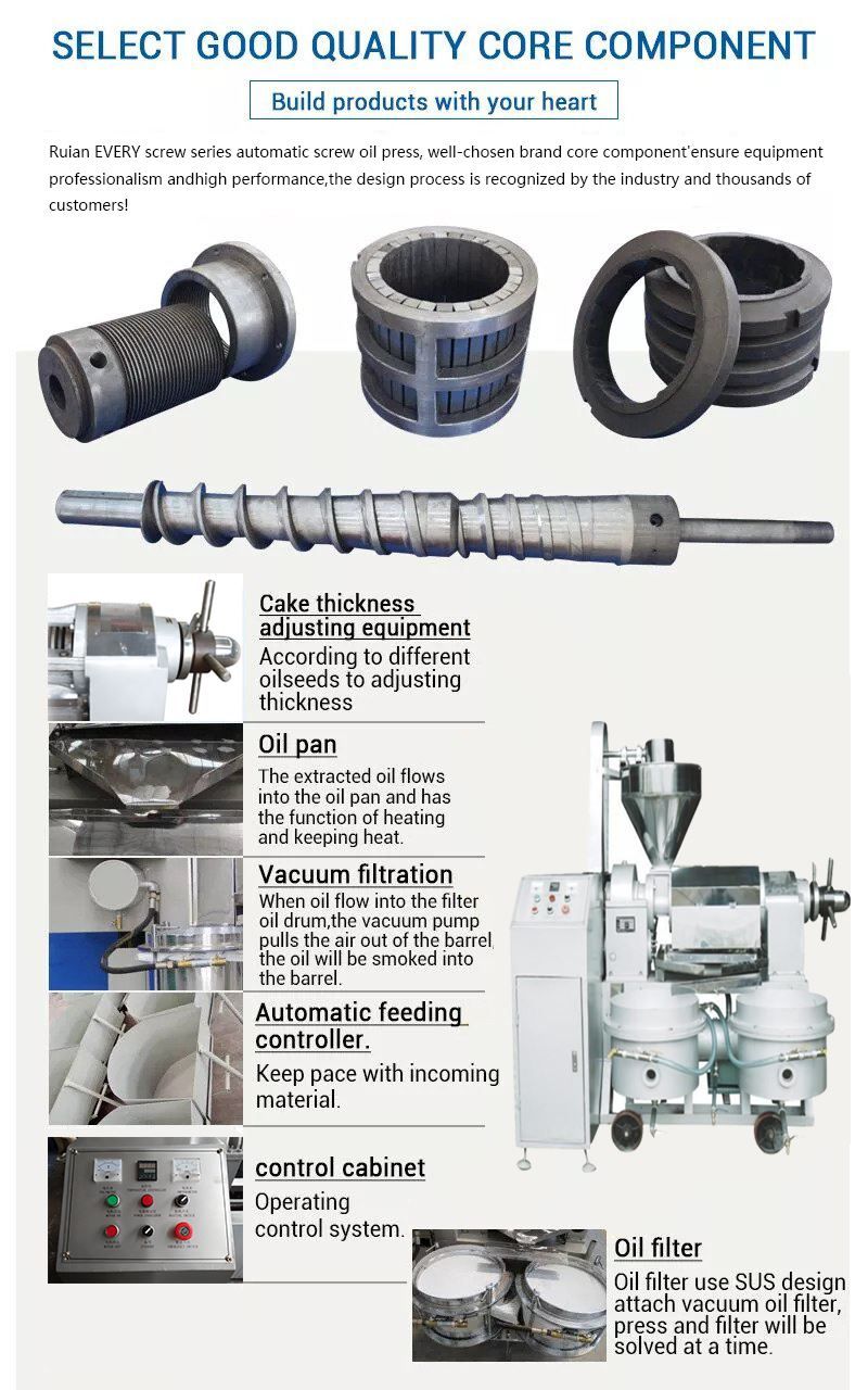 Famous Brand Almond Soybean Peanut Sunflower Oil Squeezing Machine with Easy Operation