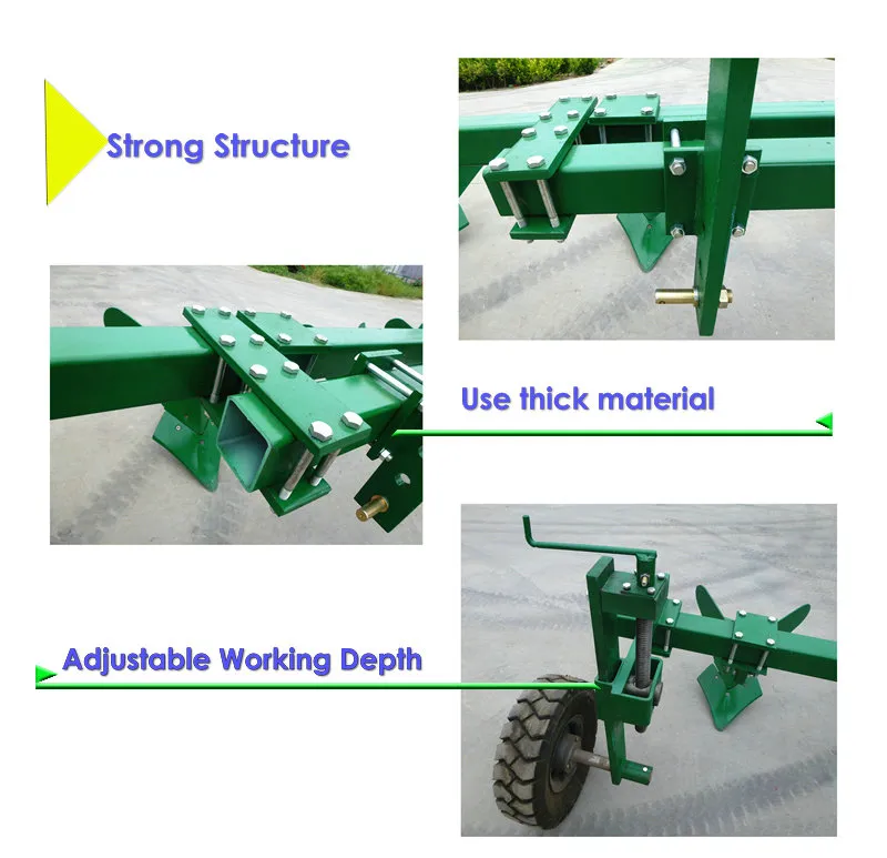 Farm Implements Potato Ridger Machine Ridging Plough for Tractor