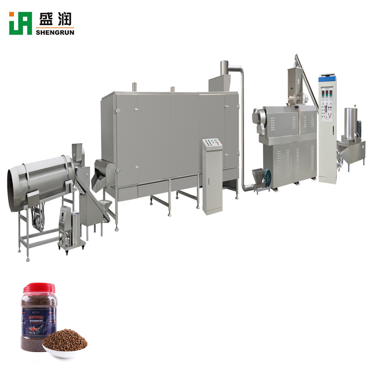 Fish Food Making Machine Floating Fish Feed Extruder Automatic Fish Feed Machine Plant