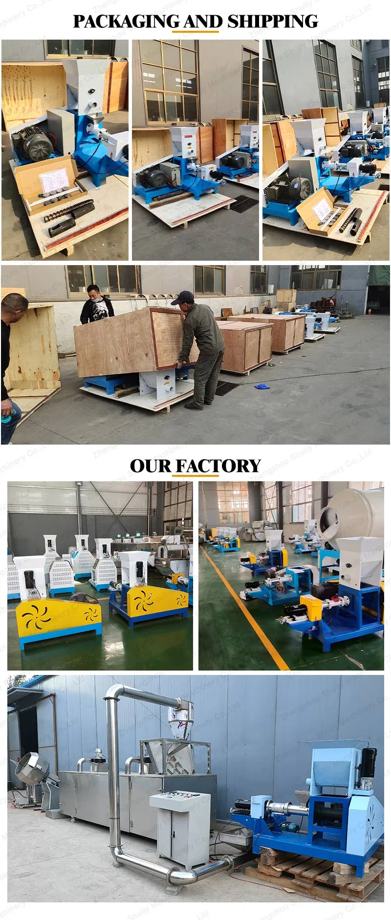 Floating Fish Pet Poultry Feed Pellet Production Machine Fish Food Machinery