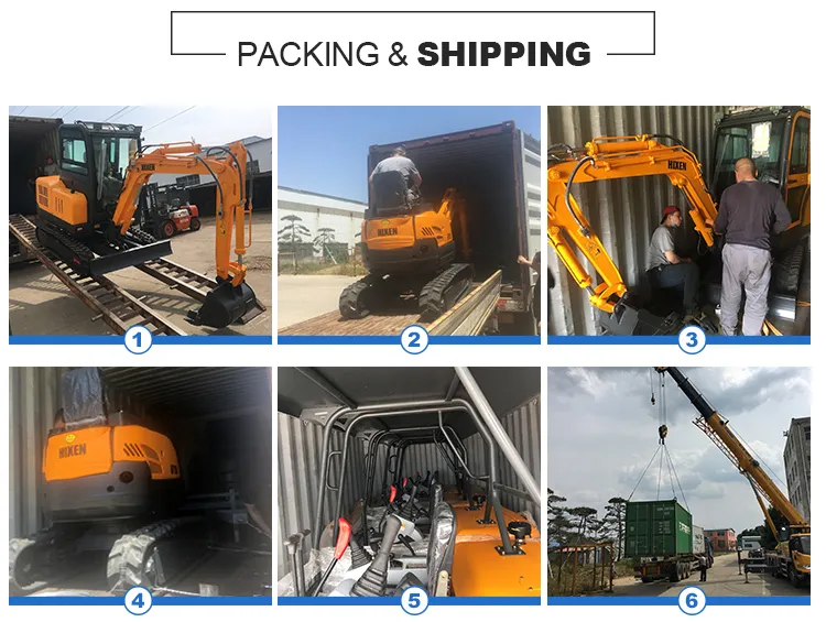 Forestry Machine 3.0ton Wheel Excavator with Log Grapple