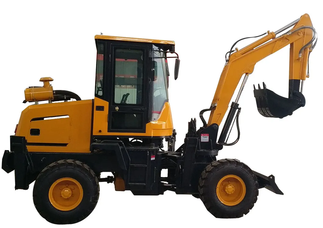 Forestry Machine 3.0ton Wheel Excavator with Log Grapple