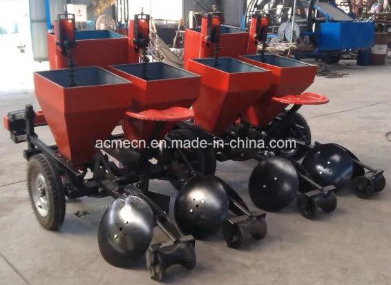 Four Rows of Potato Planter Tractor Tape Sow Seeds and Fertilizer