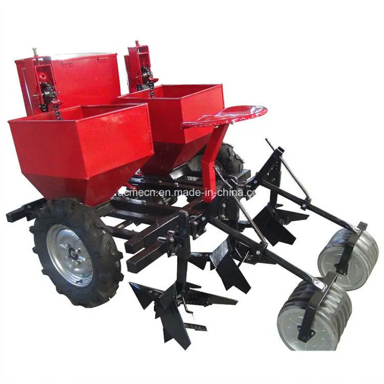 Four Rows of Potato Planter Tractor Tape Sow Seeds and Fertilizer