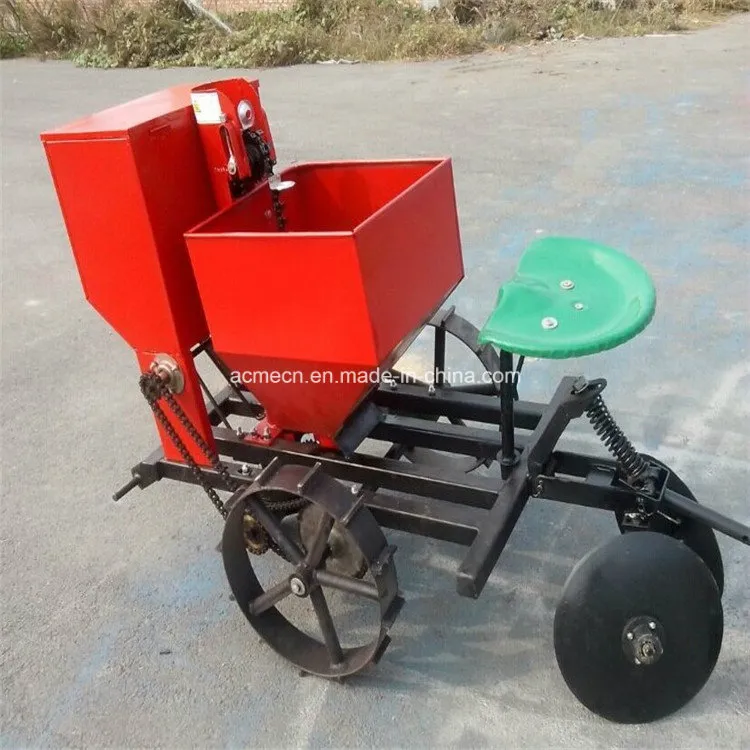 Four Rows of Potato Planter Tractor Tape Sow Seeds and Fertilizer