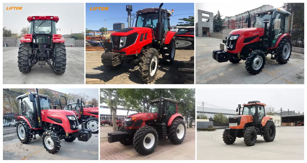 Front Shovel Cabin 50HP 55HP 60 HP 4 Wheel Drive Farm Tractor