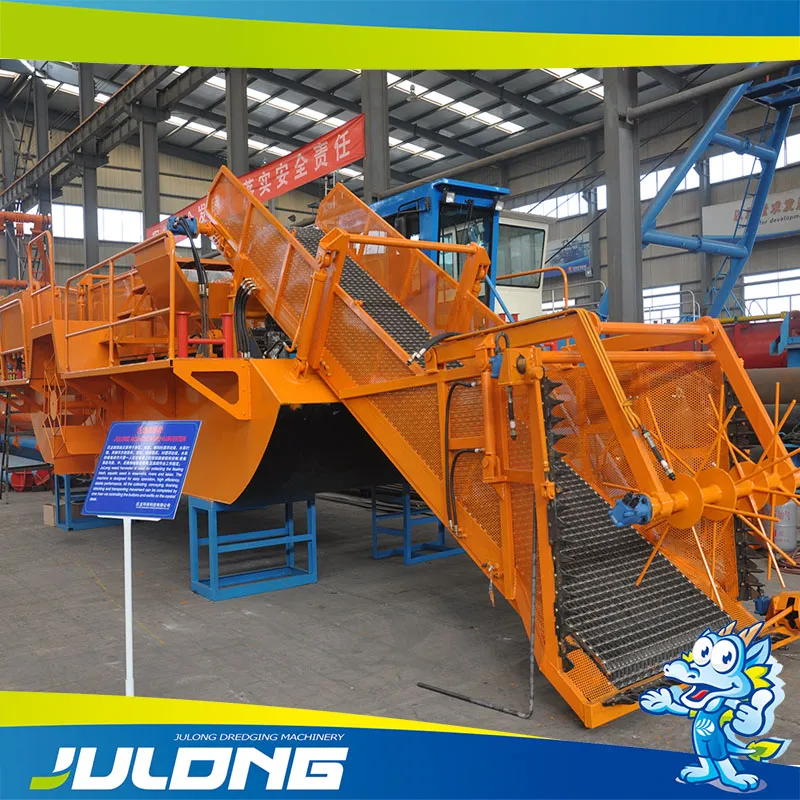 Full Automatic Aquatic Weed Harvester for Cleaning Waterways
