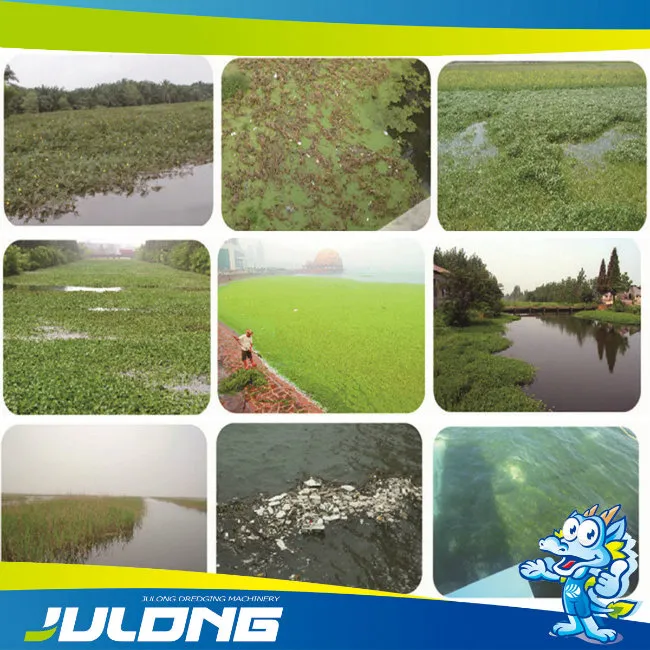 Full Automatic Aquatic Weed Harvester for Cleaning Waterways