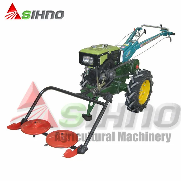 Gear Driven Walking Tractor Gasoline Rotary Disc Mower