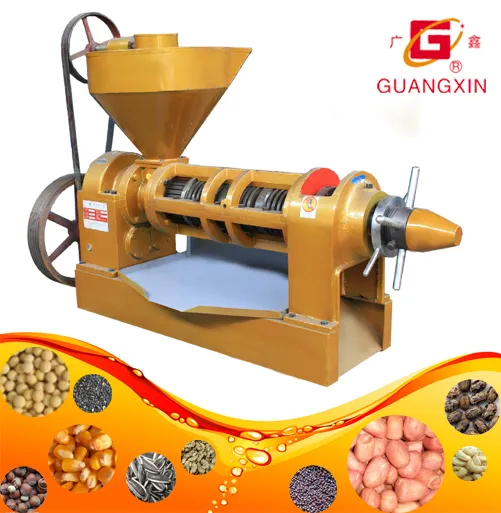 Guangin 10ton Oil Press with High Oil Yield Yzyx140-8
