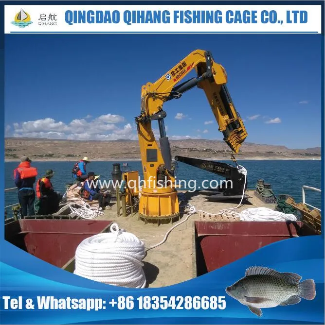 HDPE Cage Fish Farming in Volta Lake
