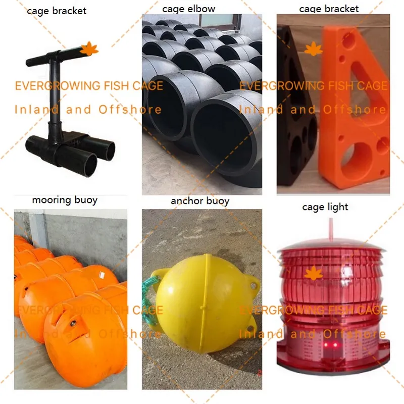 HDPE Floating Round PE Fishing Lake Volta 60m Net Cage