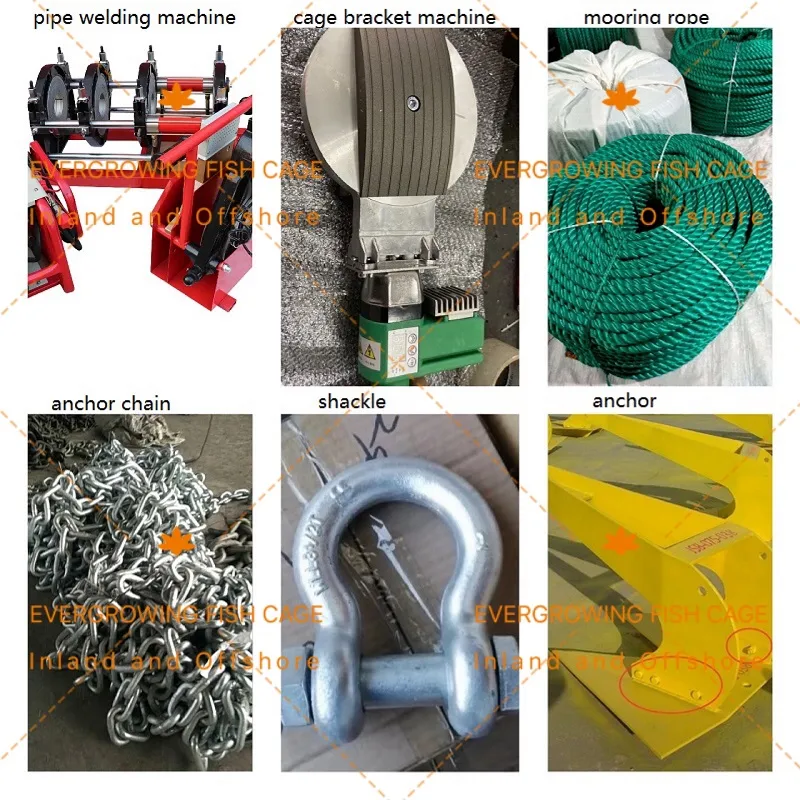 HDPE Floating Round PE Fishing Lake Volta 60m Net Cage