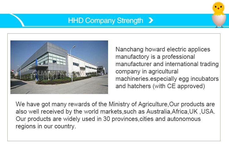 Hhd Automatic Goose Egg Incubator Hatchery Machine (YZITE-15)