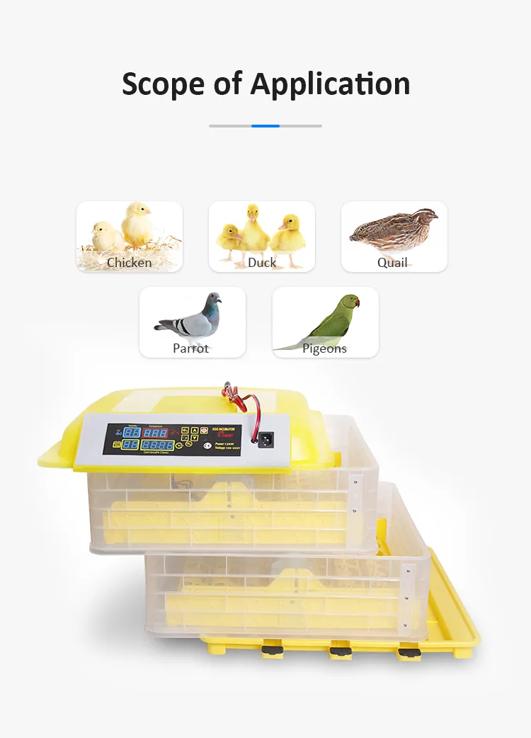 High Hatching Rate 96 Chicken Eggs Incubator for Sale Zimbabwe