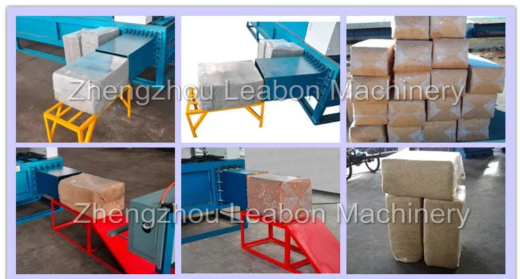 High Pressure Horizontal Hydraulic Fiber Sawdust Wood Shaving Compressor