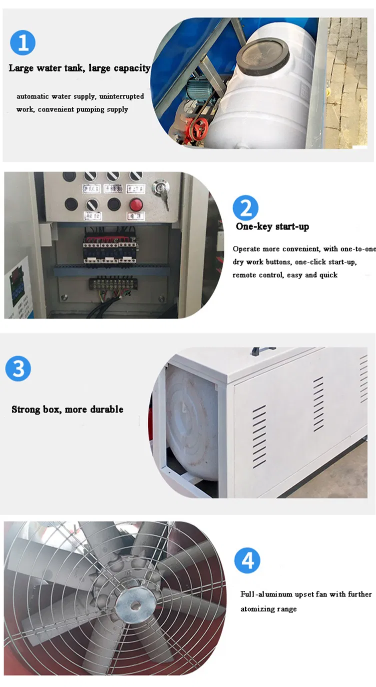 High Pressure Misting Fog Machine Agricultural Mist Sprayer