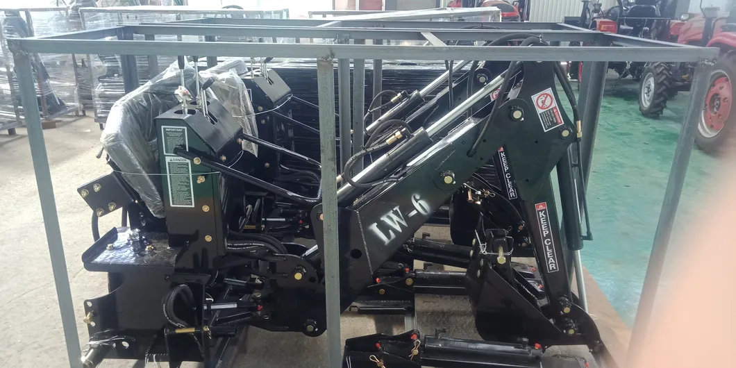 High Quality Factory Supply Lw-8 Backhoe Loader Matched 45HP-60HP Small Tractor