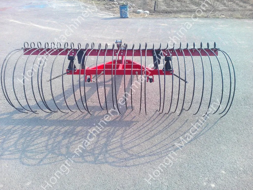 Hongri 9L-1.4/1.6/1.8/2.1 Hay Rake Tractor Mounted Aricultual Farm Garden Forestry Grass Hay