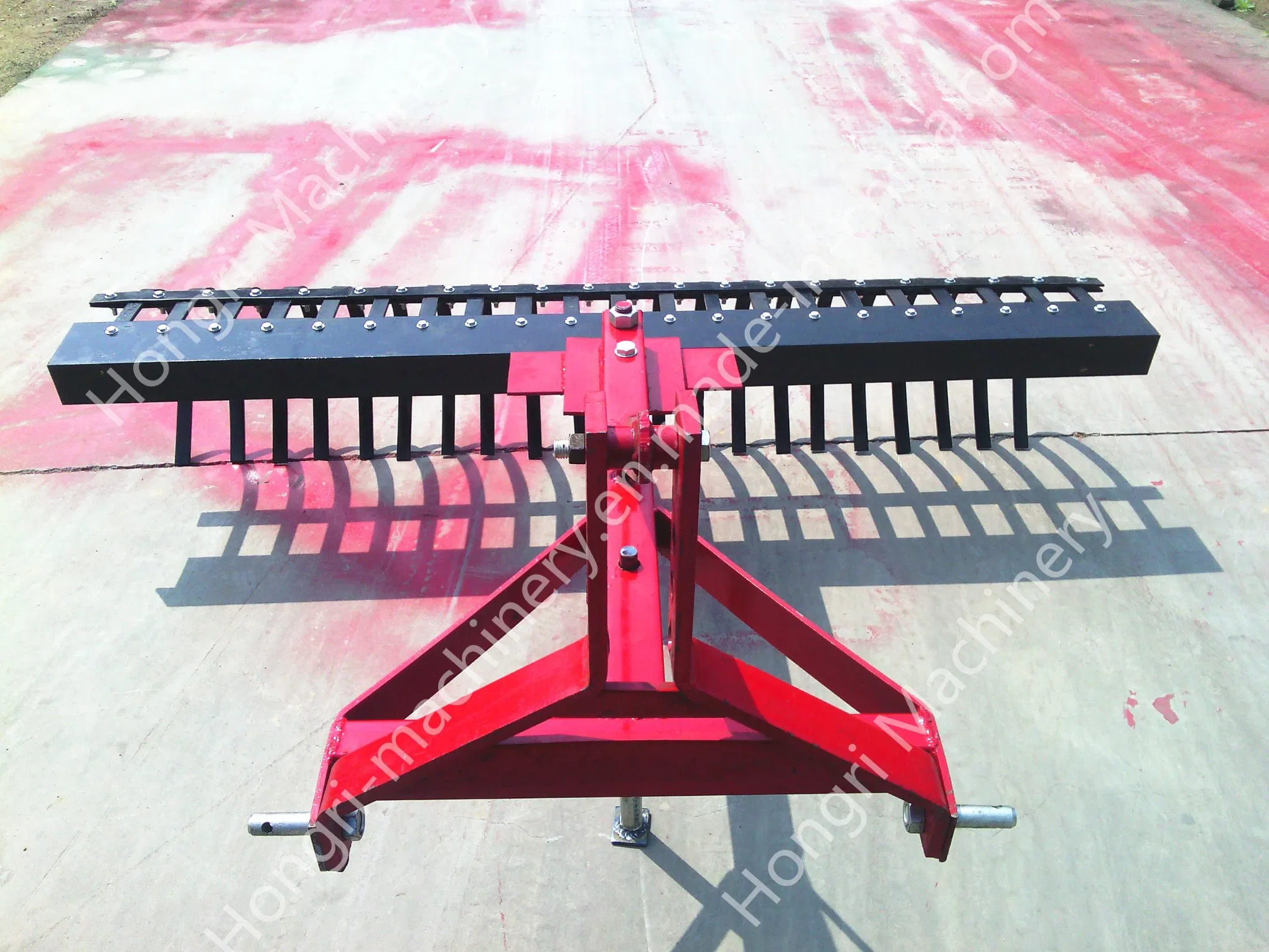 Hongri 9L Hay Rake for Tractor Mounted Aricultual Farm Garden Forestry Grass Hay
