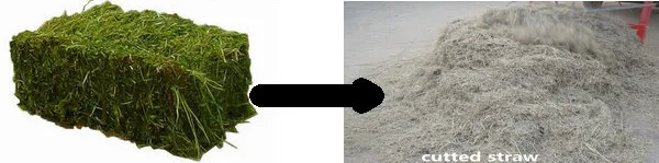 Hot Selling 2-3t/H Square Round Grass Hay Bale Crusher Electric Alfalfa Straw Bales Shredder for Sale