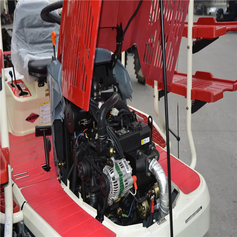 Hydraulic Steering Type Farm Machinery Rice Planter Side for Fertilization