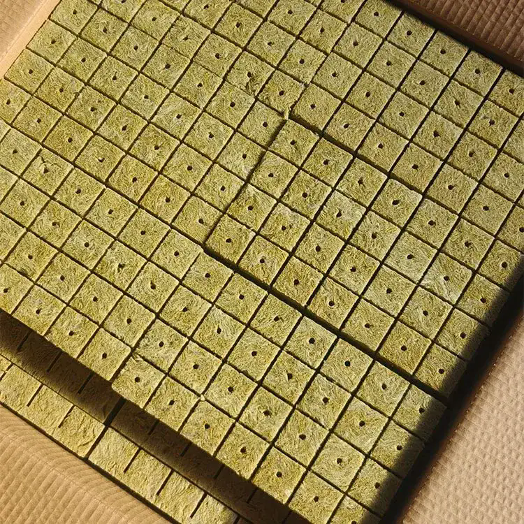 Rooting Media for Rockwool Block Hydroponics