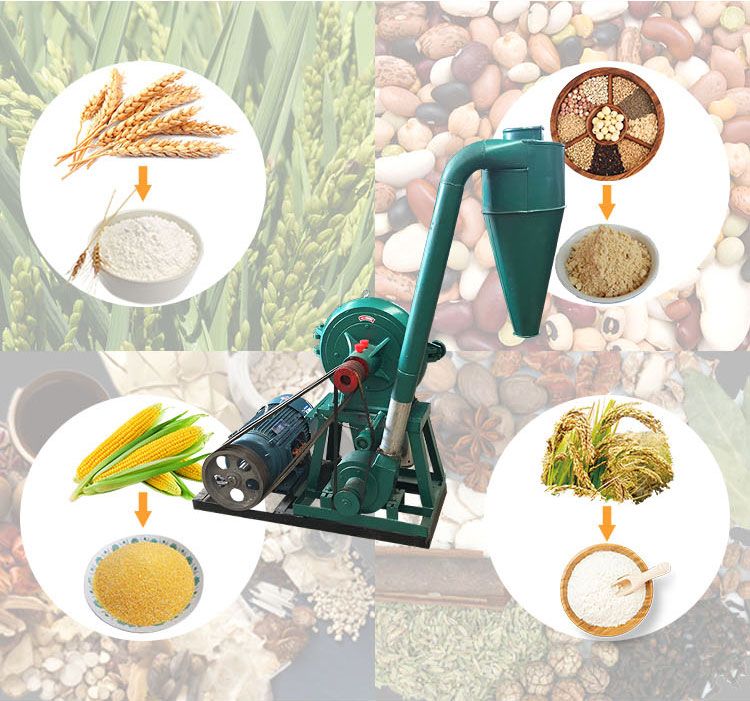 India Price Farming Machinery Maize Machine Corn Grinding Machine