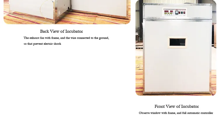 Industrial Small Automatic Quail Incubator for Chicken Zambia