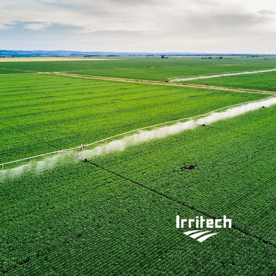 Linear Sprinker Package Controlled by Electrovalves While in Pivot Mode