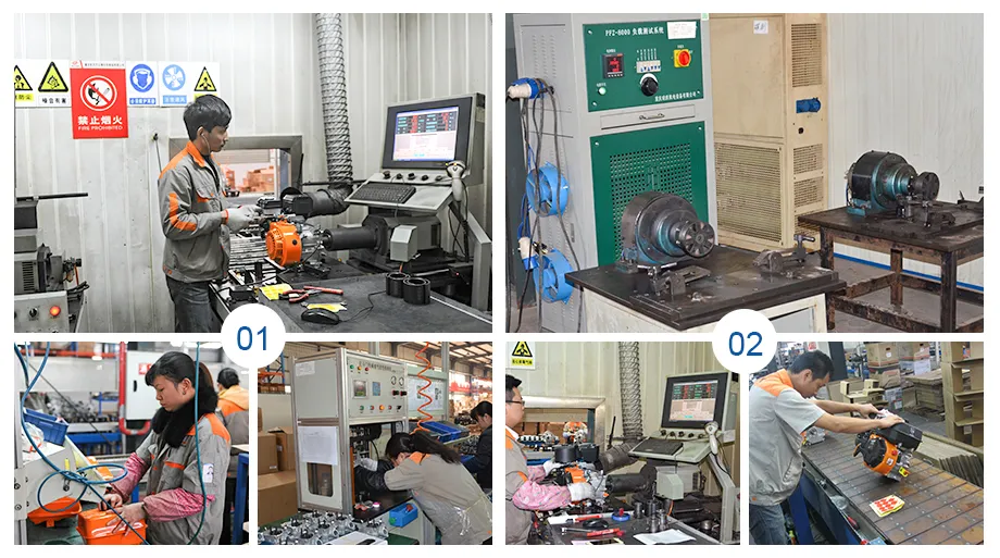 Loncin Gasoline Engine Powered 7HP Petrol Mini Tiller with Strong Bumper and LED Headlight