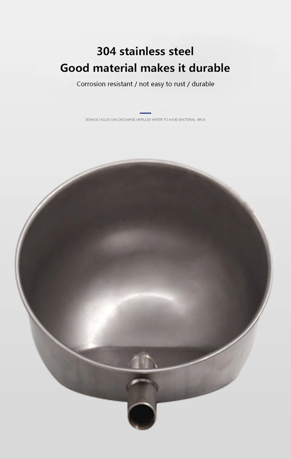 Made in China Farm Stainless Steel 304 Pig Feeder Pig Waterer