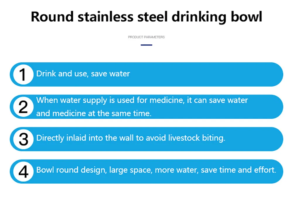 Made in China Farm Stainless Steel 304 Pig Feeder Pig Waterer