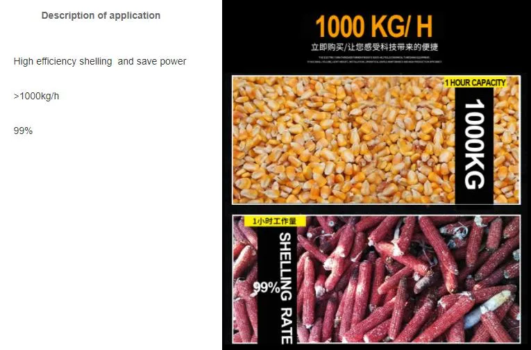 Mini Electric Home Use Corn Sheller/ Maize Huller Sheller