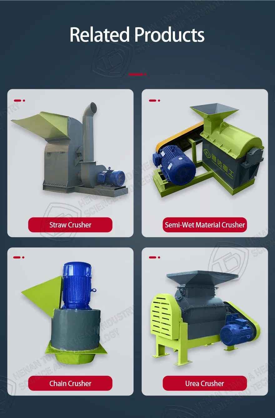 Mushroom Fertilizer Compost Vertical Crusher Machine Plant for Cow Dung Pig Manure