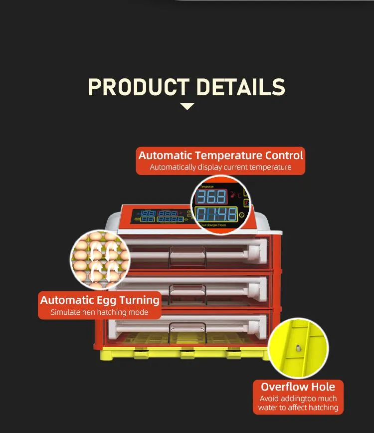 New Arrival Hhd E138 Incubator with High Cost-Effetive Price for Sale