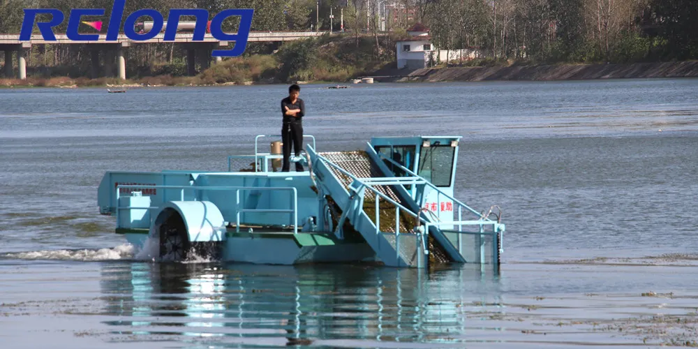 New Design High Efficiency Trash Skimmer/ Weed Harvester/Mowing Boat with Good Quality