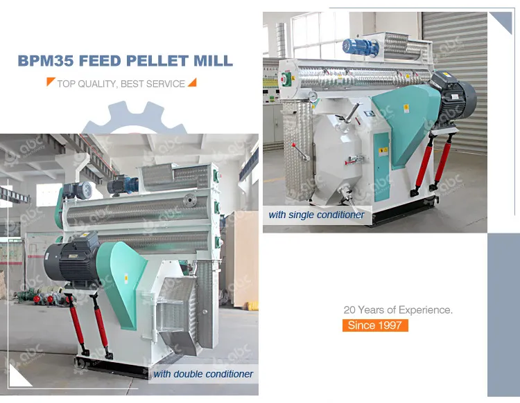 New Tech 2-15mm Soybean Husk Lamb Pellet Feed Machine for Russia