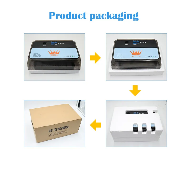 Newest Generation House Mini Intelligent Incubator for Quail Eggs with Intelligent Control Panel