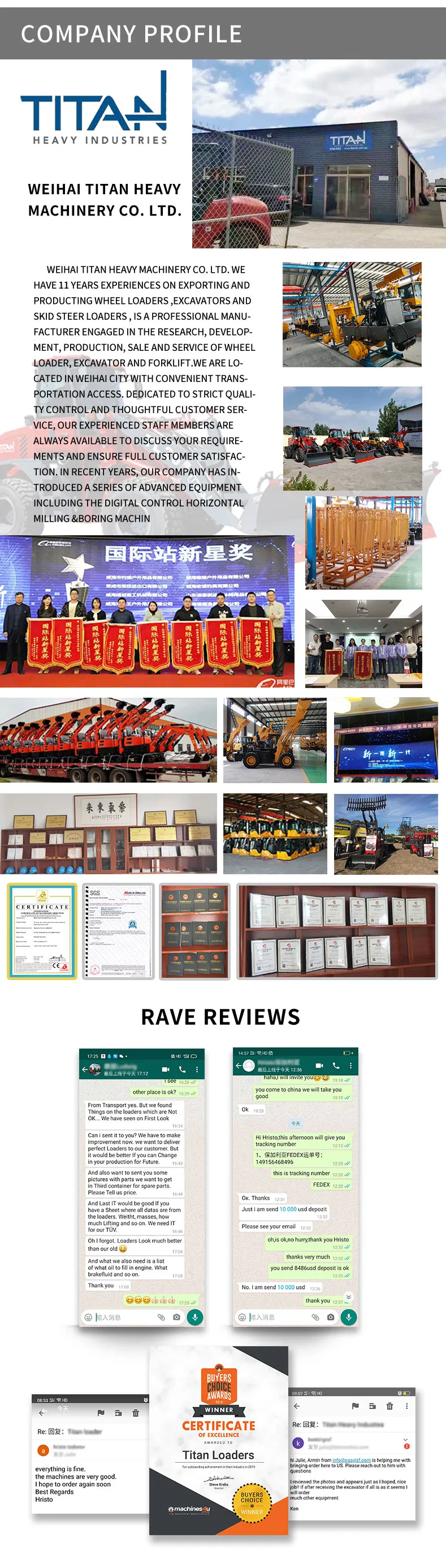 OEM Mini Sugarcane Loader Tractor premium quality with reasonable price