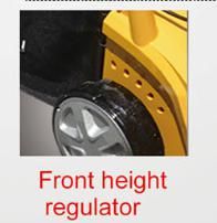 Orange Color 22 Inches Loncin Engine 196cc Lawn Mower Petrol Gasoline Lawn Mower