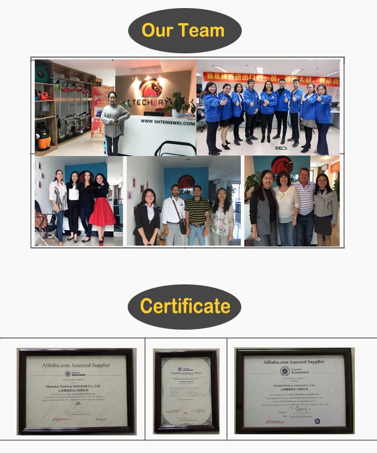 Orange Color 22 Inches Loncin Engine 196cc Lawn Mower Petrol Gasoline Lawn Mower