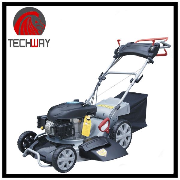 Orange Color 22 Inches Loncin Engine 196cc Lawn Mower Petrol Gasoline Lawn Mower