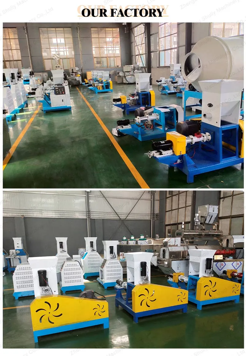 Pet Dog Fish Food Feed Pellet Extruder Machine Fish Feed Production Line