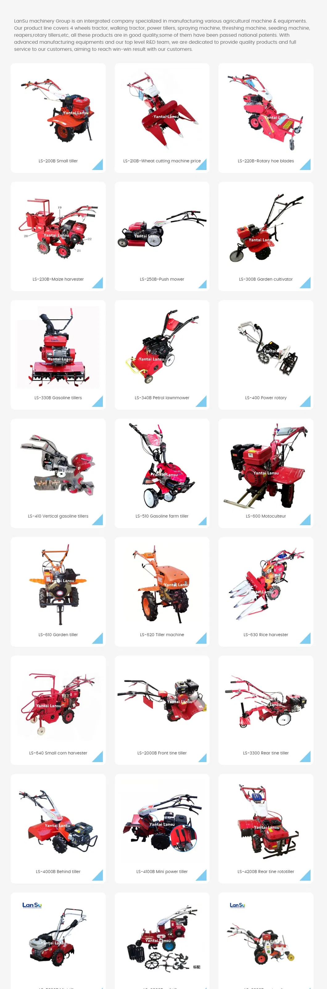 Petrol Power Tillers Garden Rotavator 7HP 4 Stroke Belt Drive Agricultural Gasoline / Cultivator Tiller Machinery (WM600)