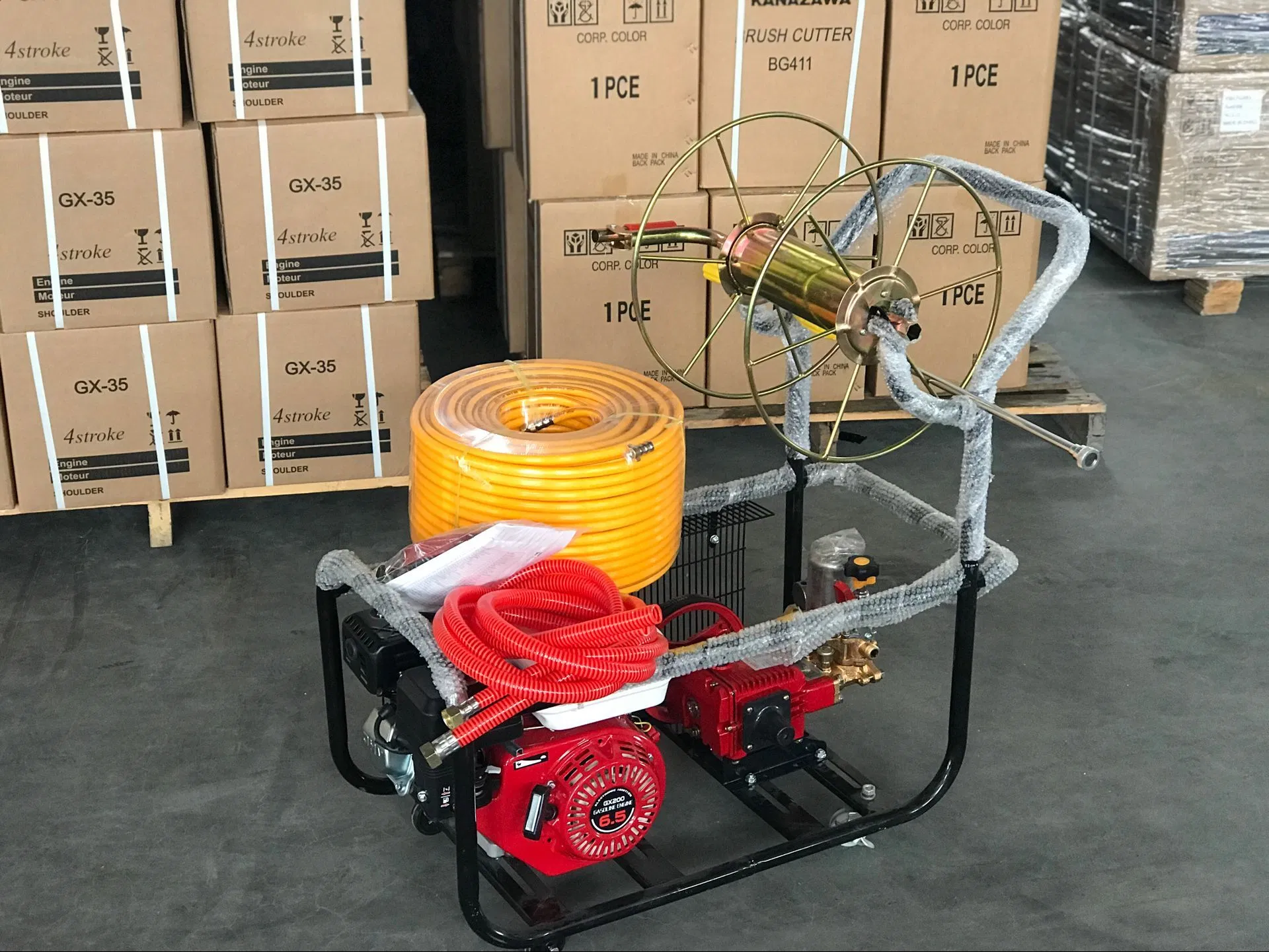 Portable Gasoline Engine Power Sprayer 22A with 14- 22L /Min Suction Volume